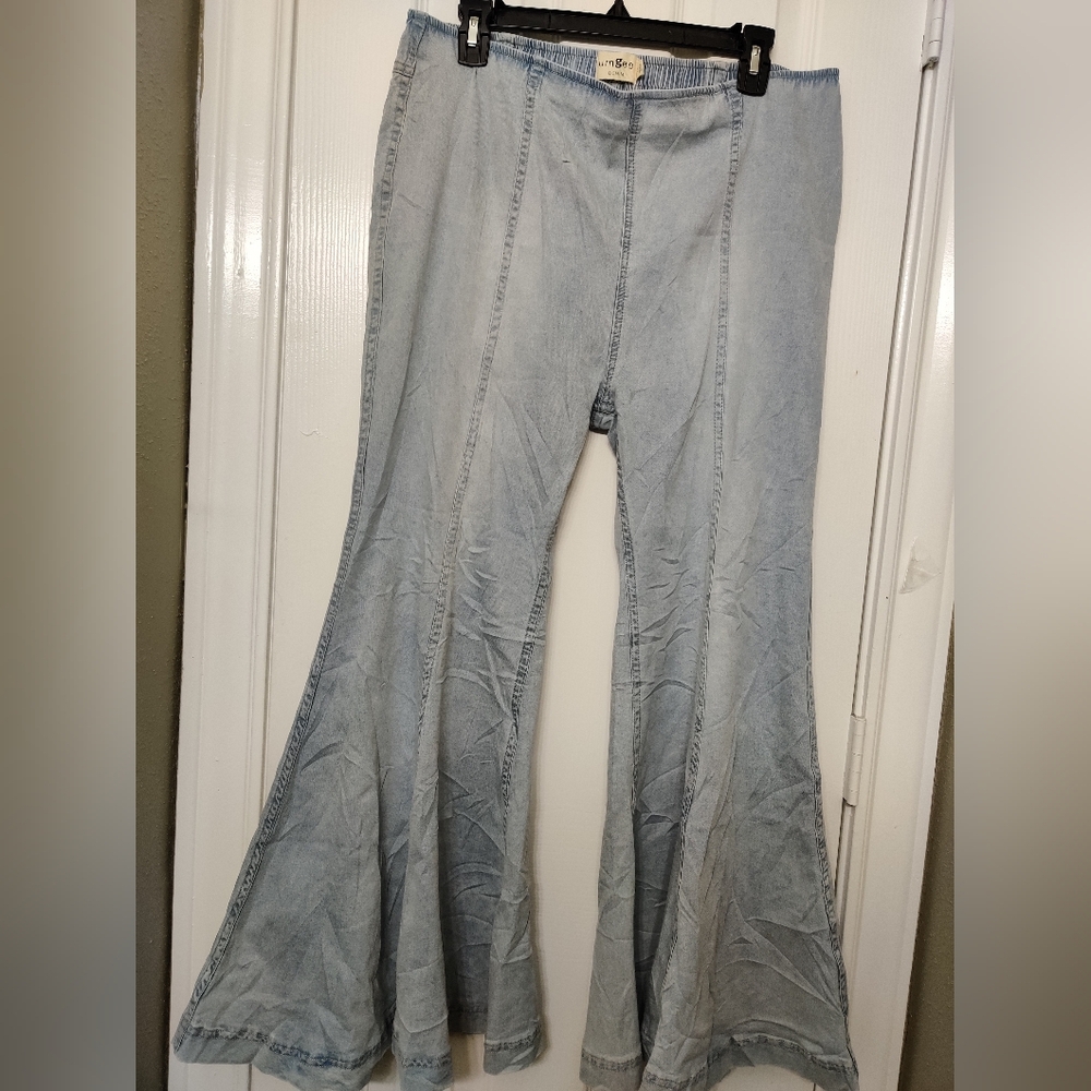 Umgee Denim with Blue Stripes